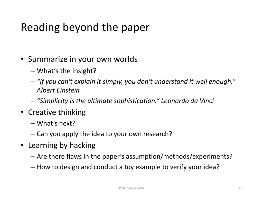 reading beyond the paper 1
