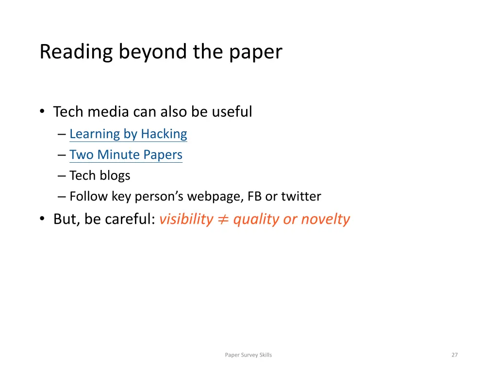reading beyond the paper 2