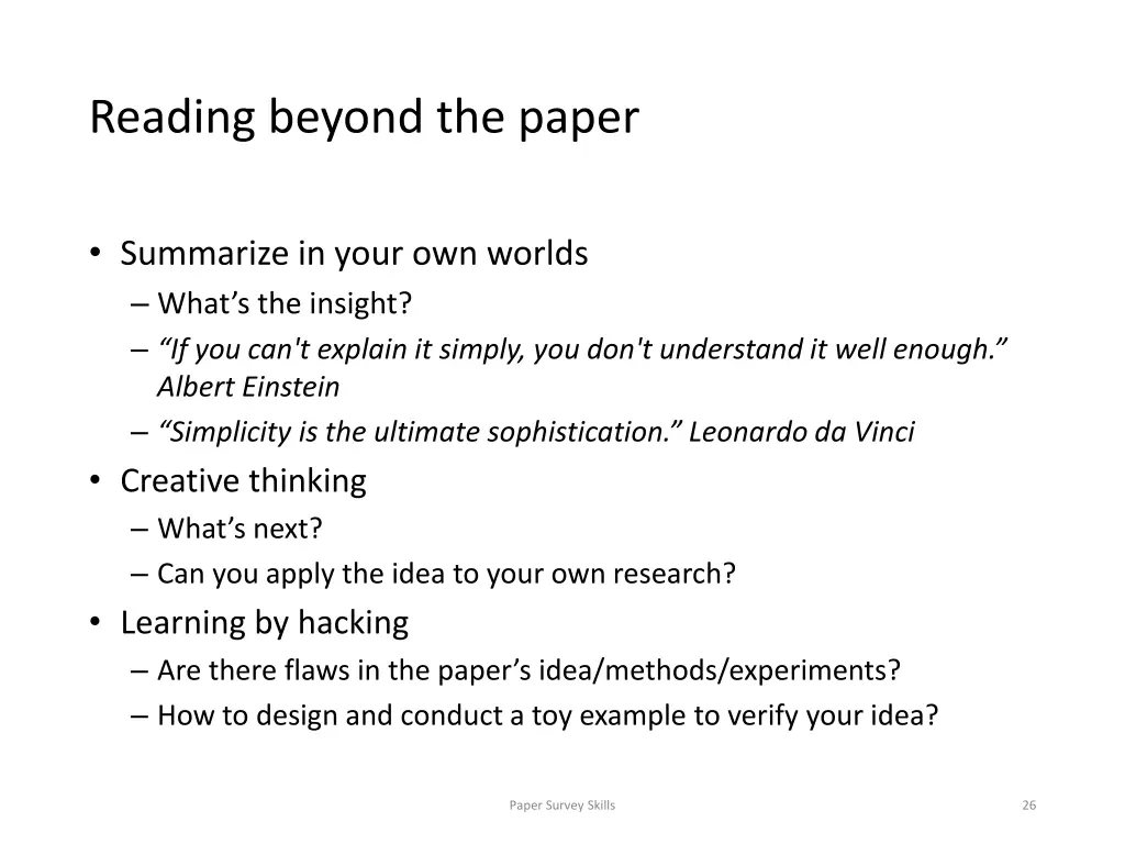 reading beyond the paper 1