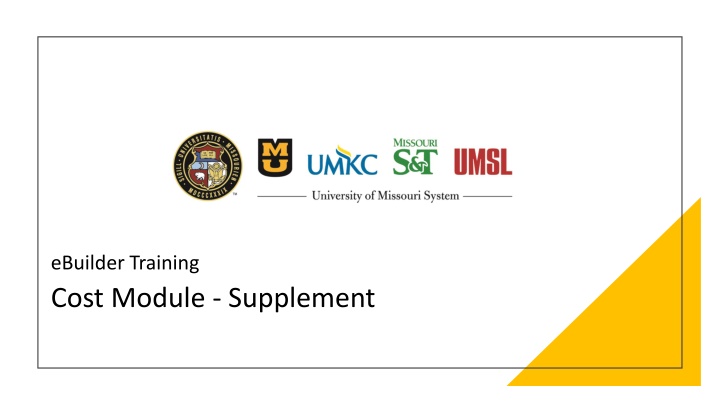 ebuilder training cost module supplement