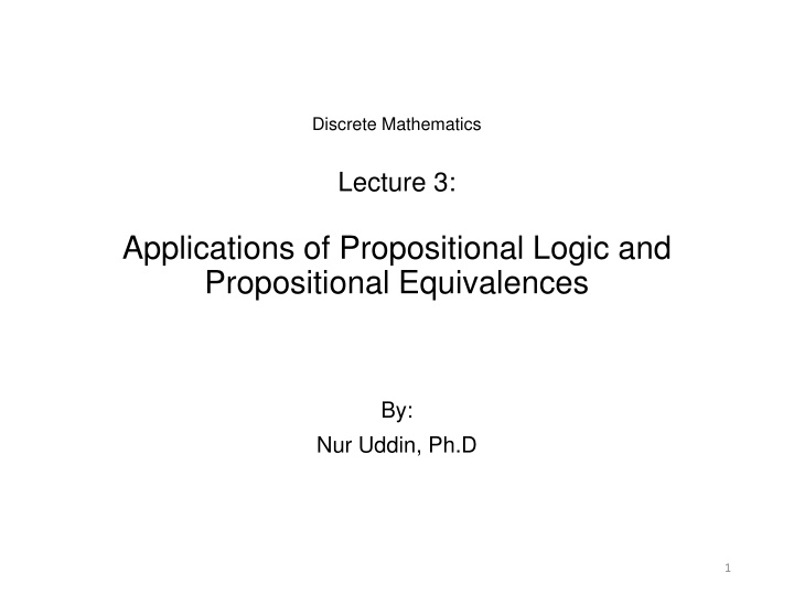 discrete mathematics