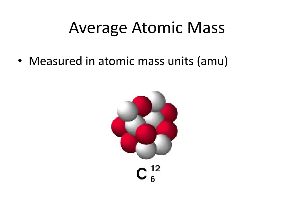 average atomic mass 2