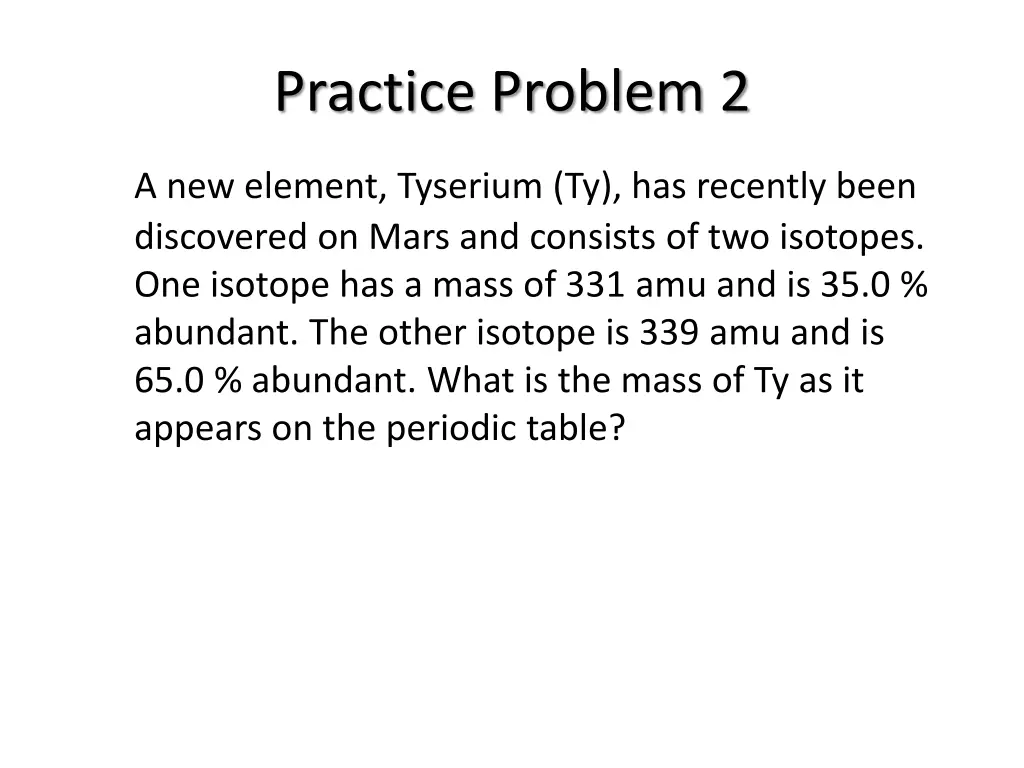practice problem 2