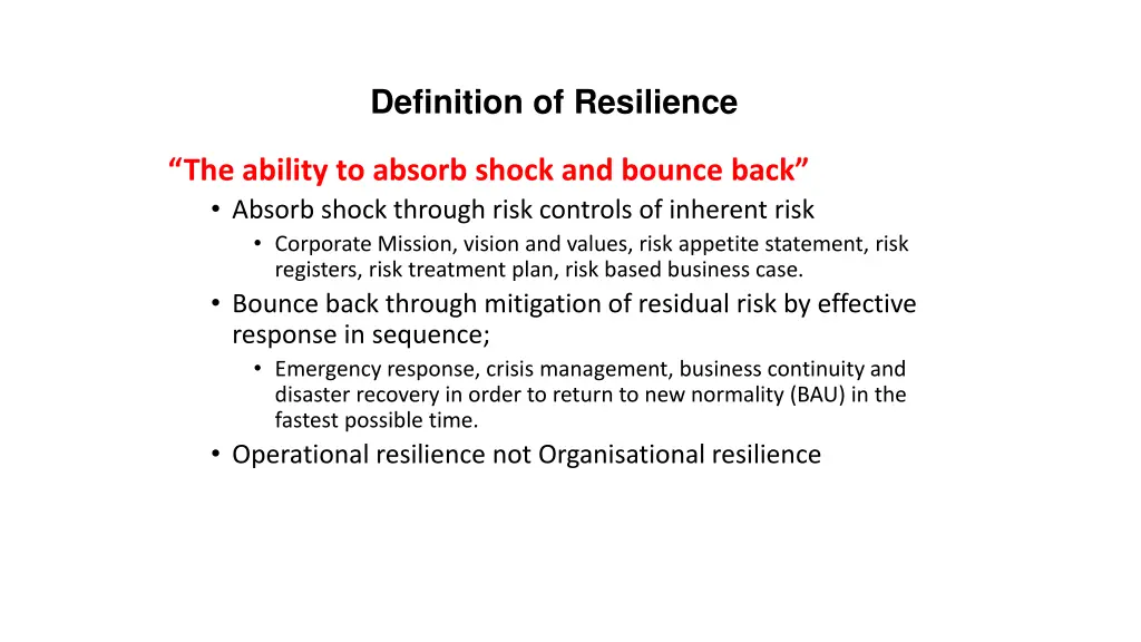 definition of resilience