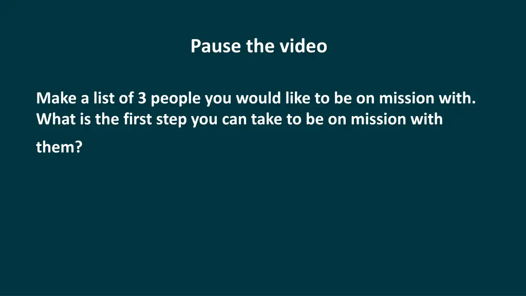 pause the video 3