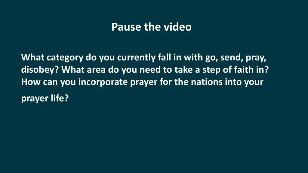 pause the video 4