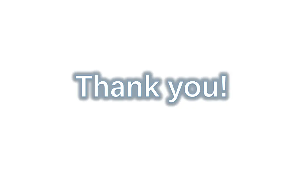 thank you