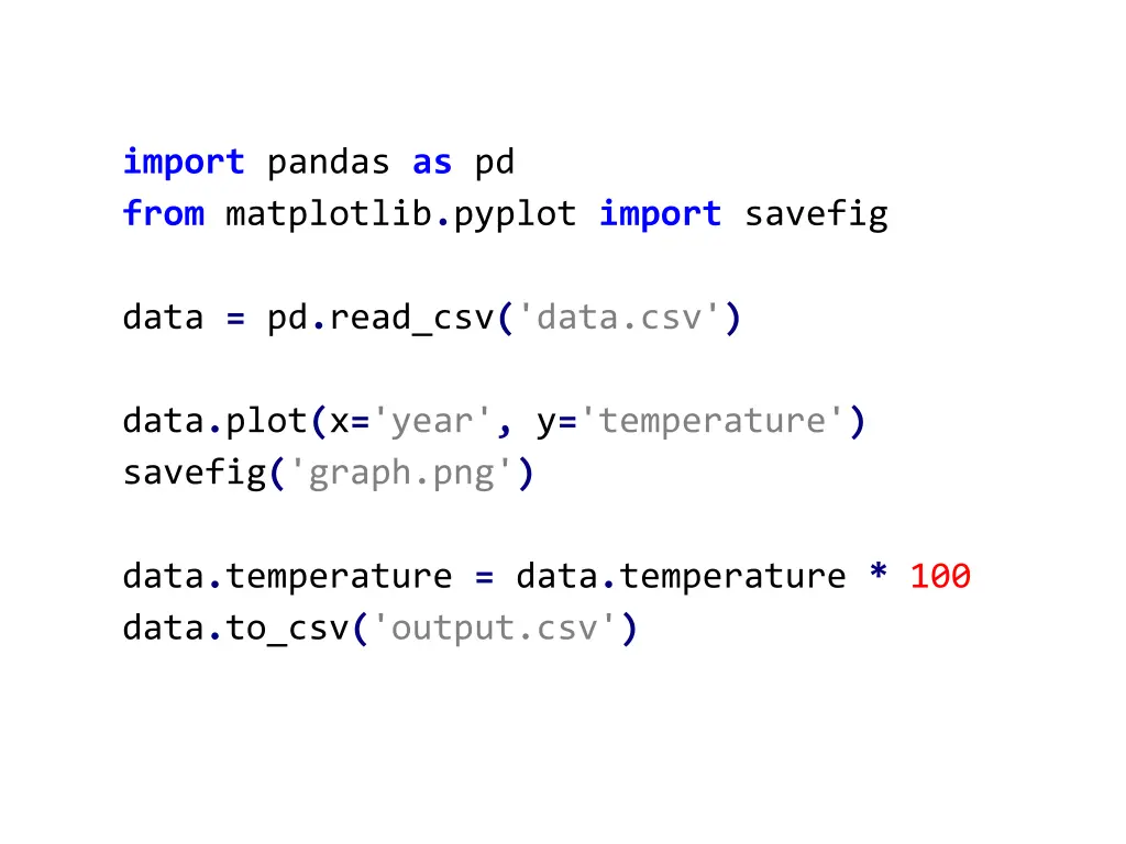 import pandas as pd from matplotlib pyplot import