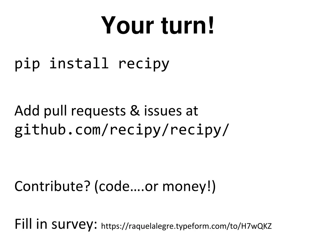 your turn
