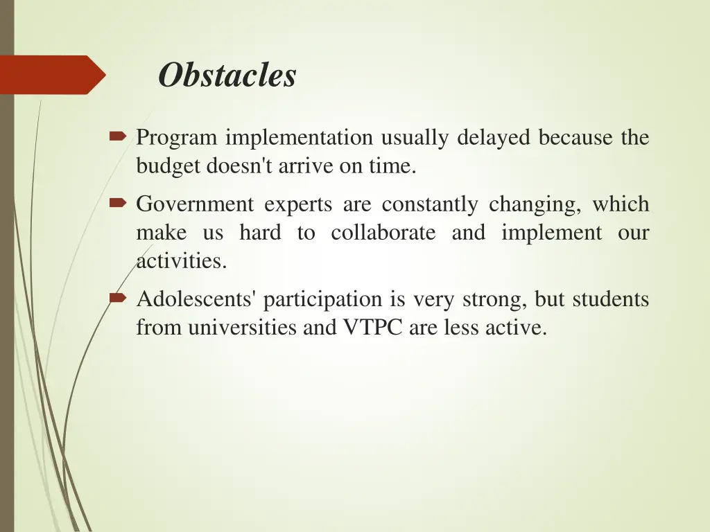 obstacles 1
