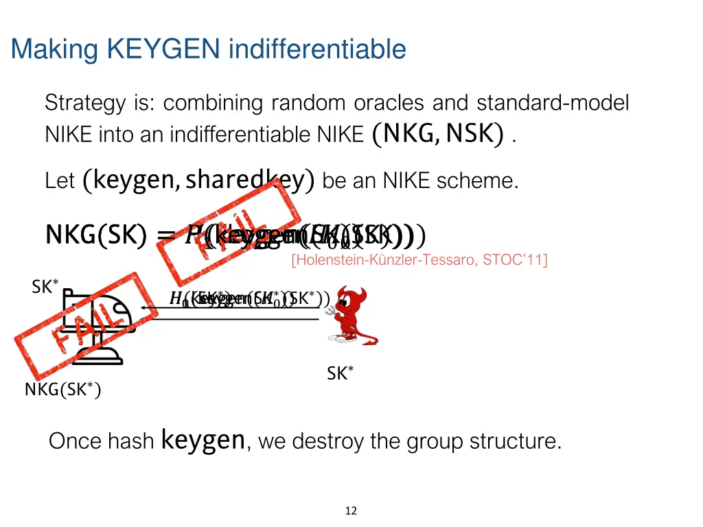 making keygen indifferentiable
