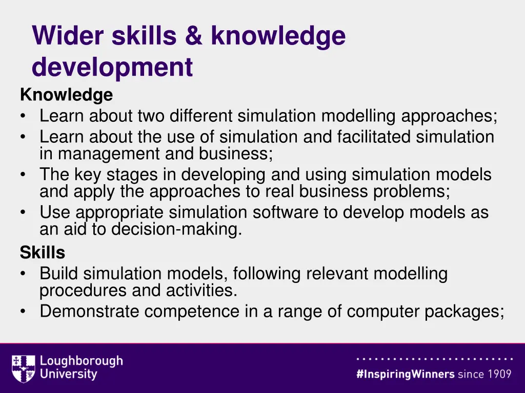 wider skills knowledge development knowledge