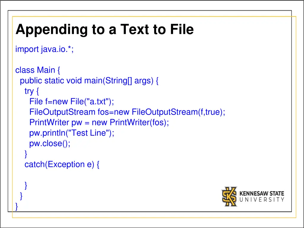 appending to a text to file
