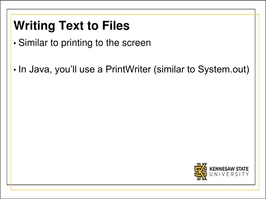 writing text to files
