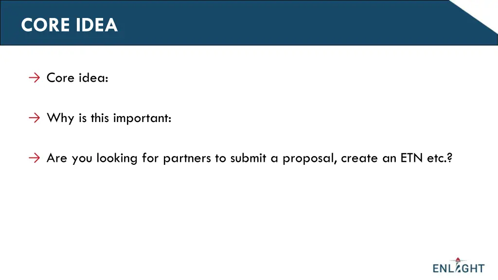 core idea