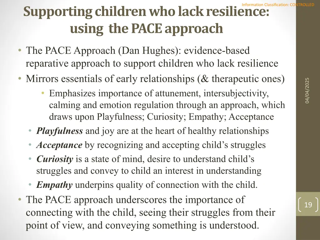 supporting children who lack resilience using