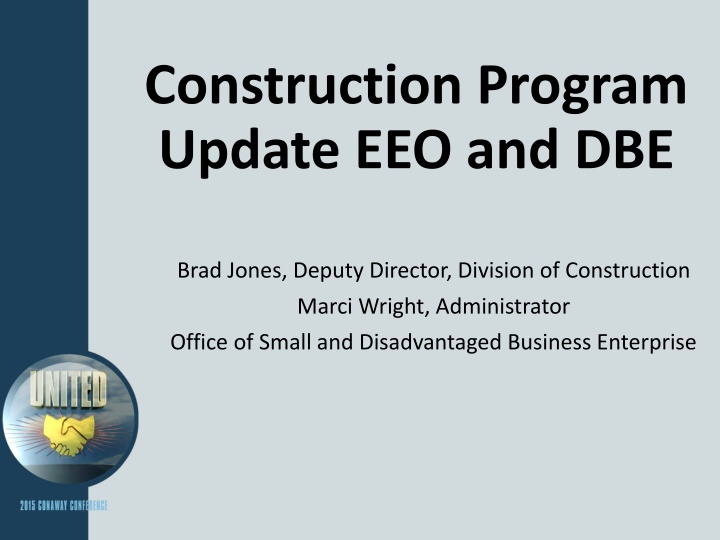 construction program update eeo and dbe