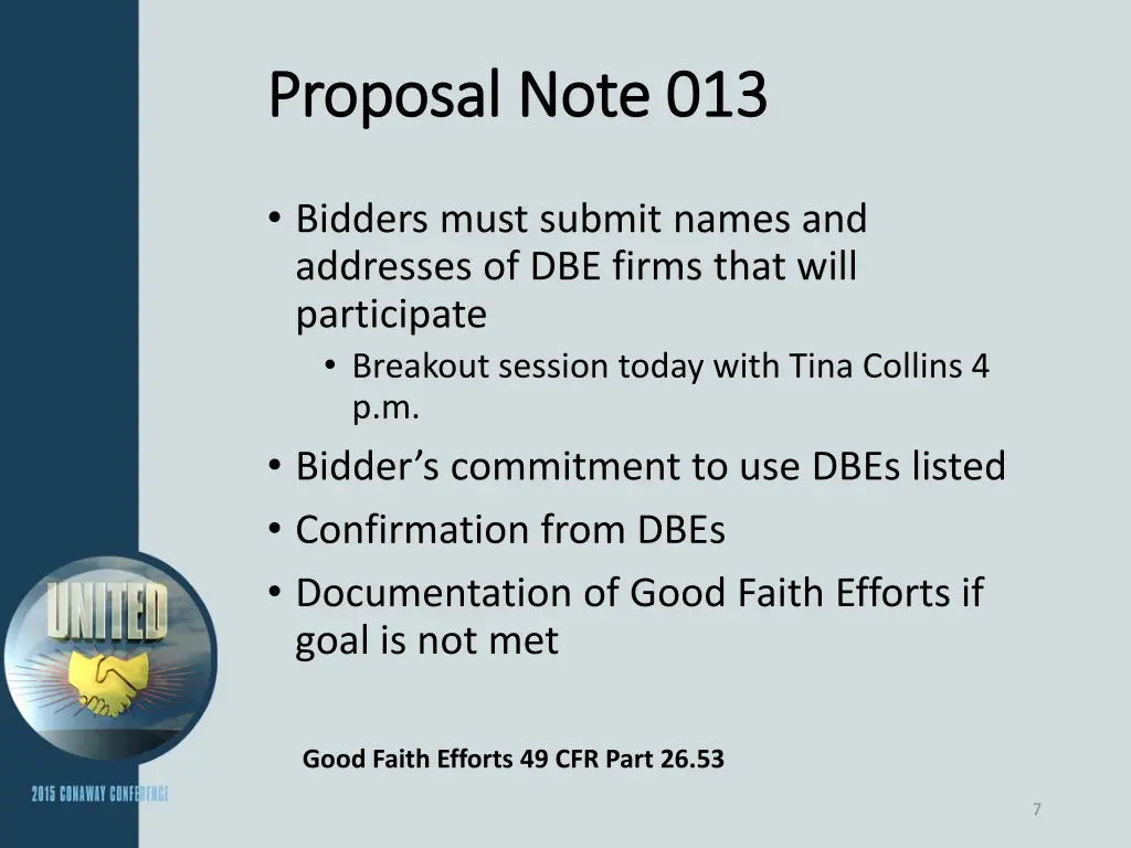 proposal note 013 proposal note 013