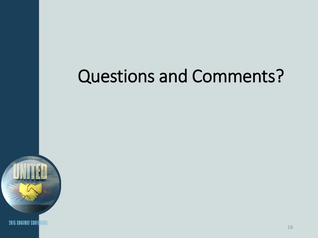 questions and comments questions and comments