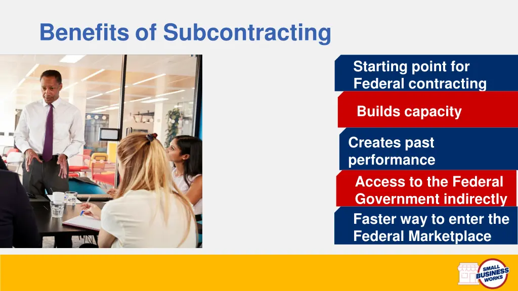 benefits of subcontracting