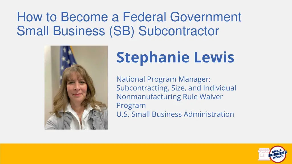 how to become a federal government small business