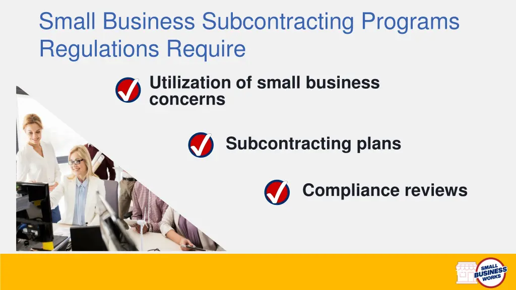 small business subcontracting programs