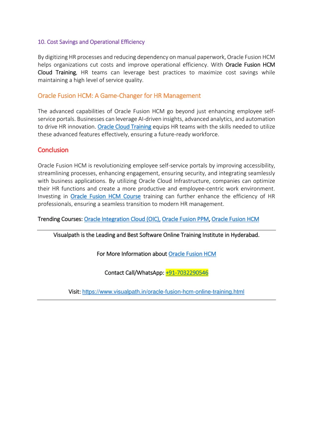 10 10 cost savings and operational efficiency