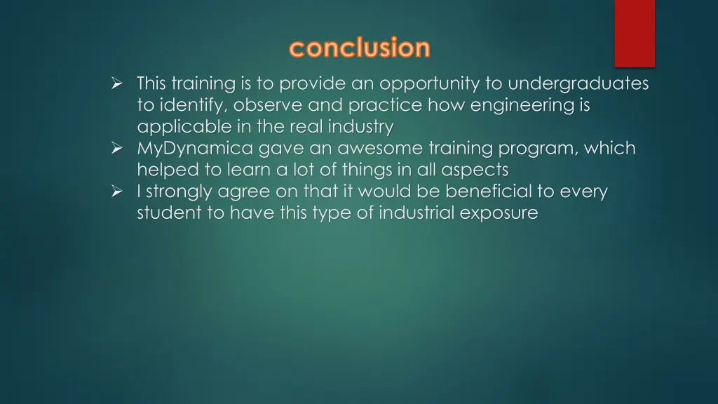 conclusion 1