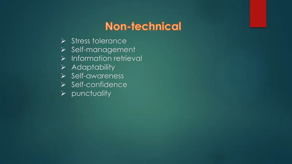 non technical
