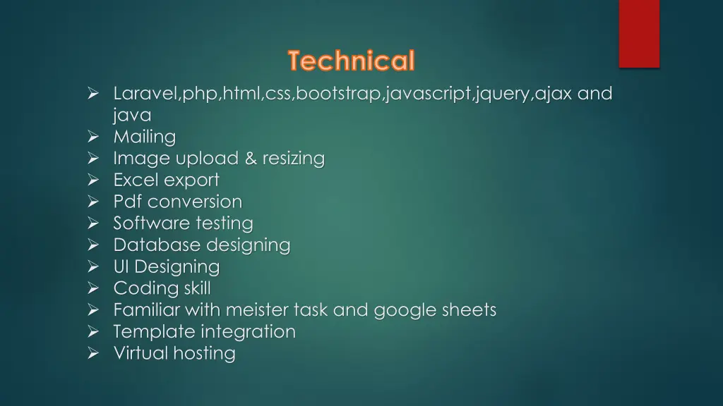 technical