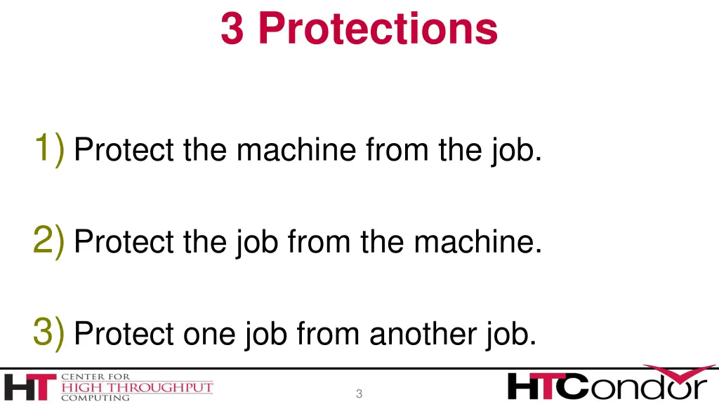 3 protections