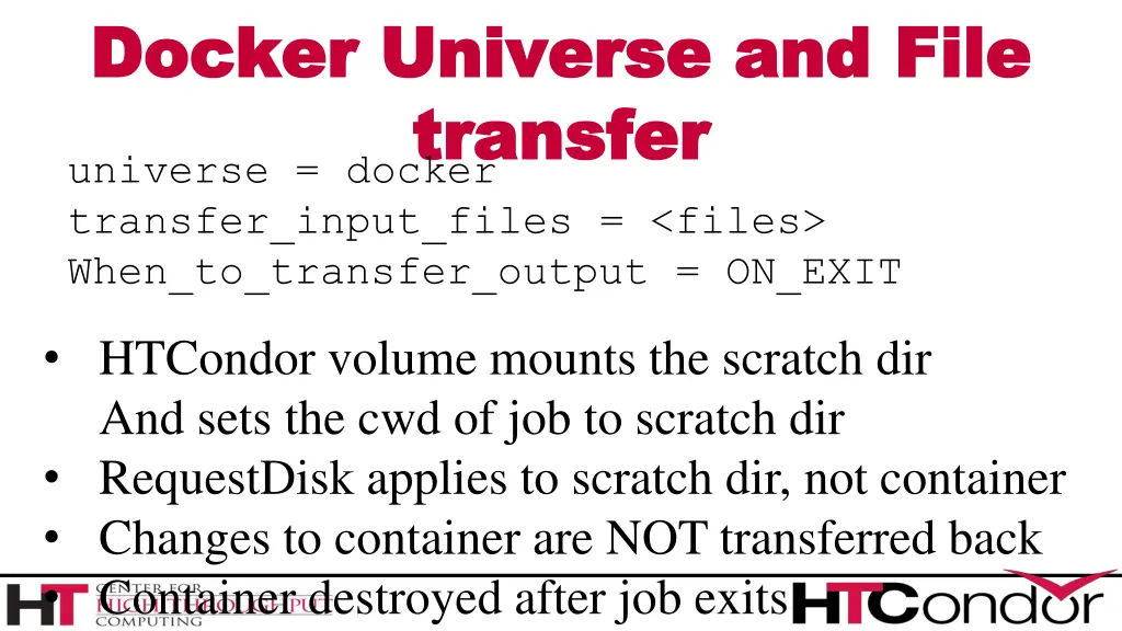 docker universe and file docker universe and file