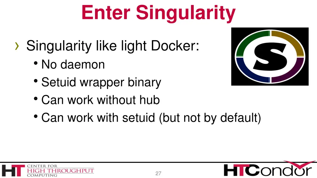 enter singularity