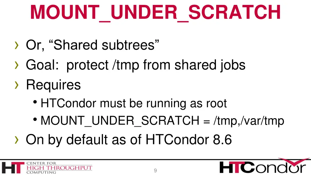 mount under scratch
