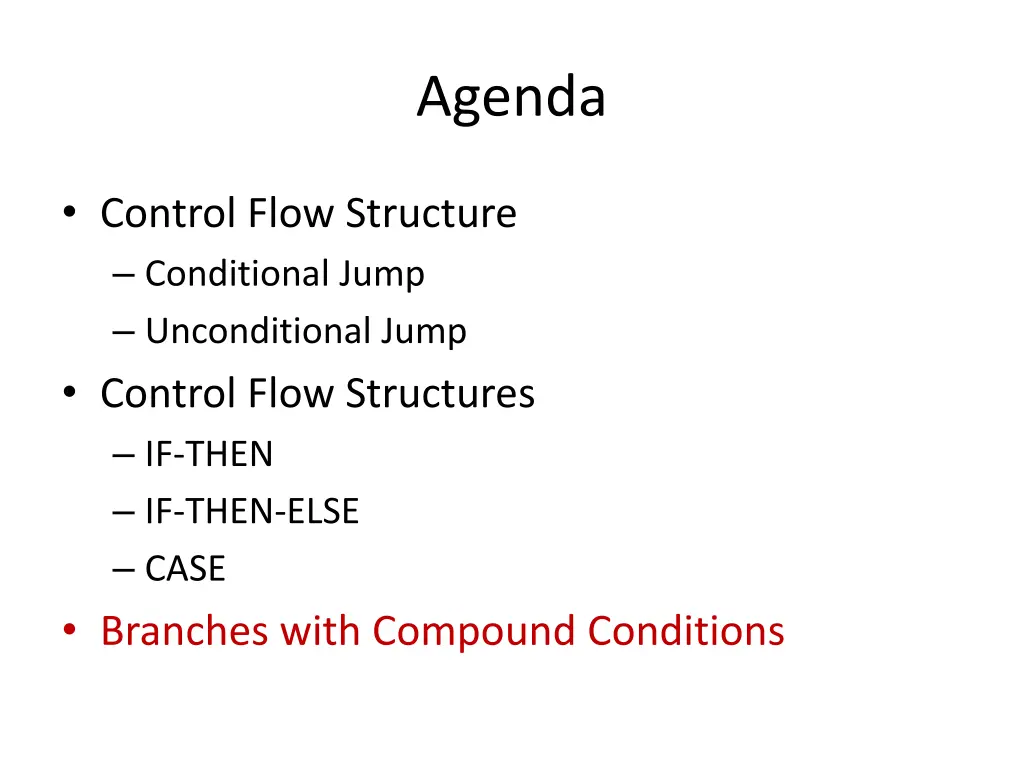 agenda