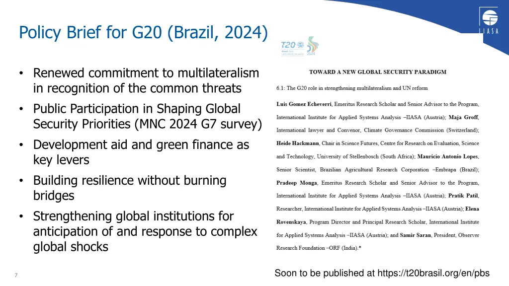 policy brief for g20 brazil 2024