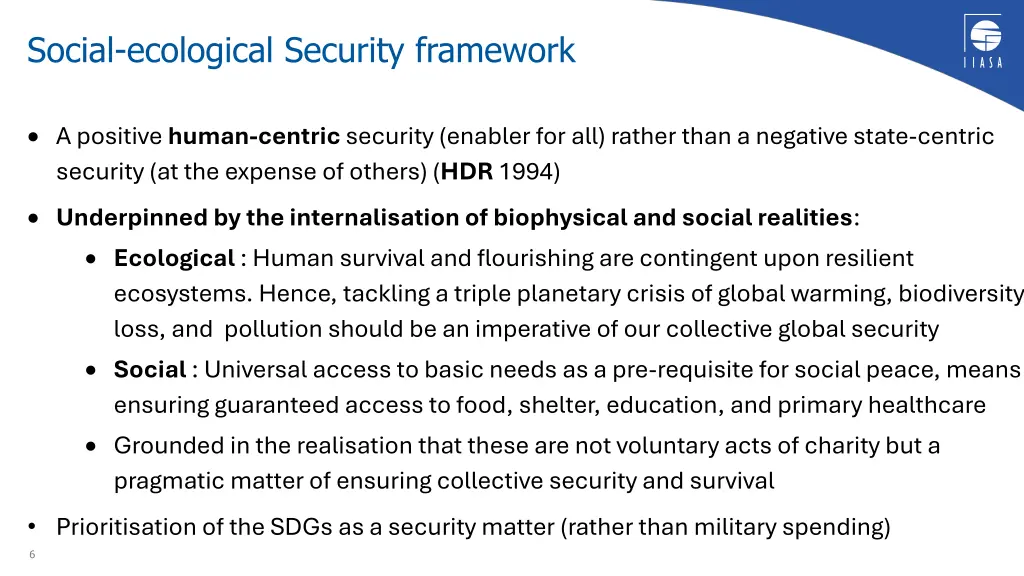 social ecological security framework 1