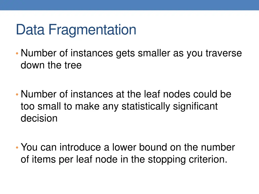 data fragmentation