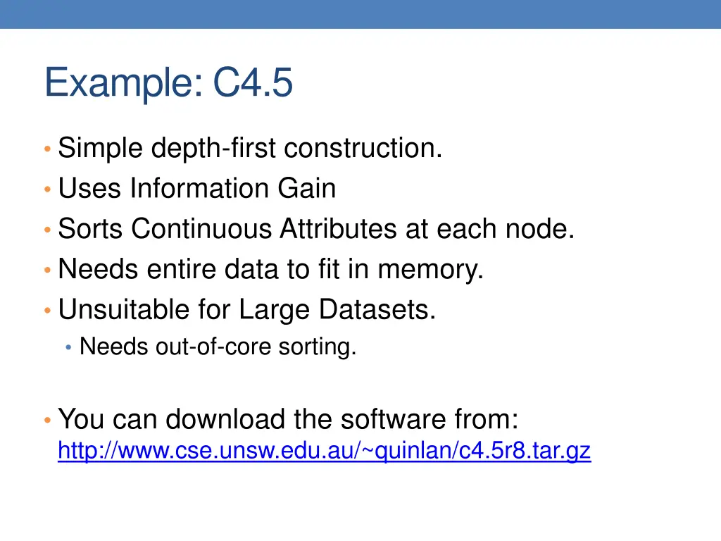 example c4 5