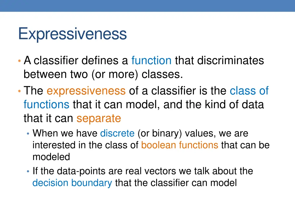 expressiveness