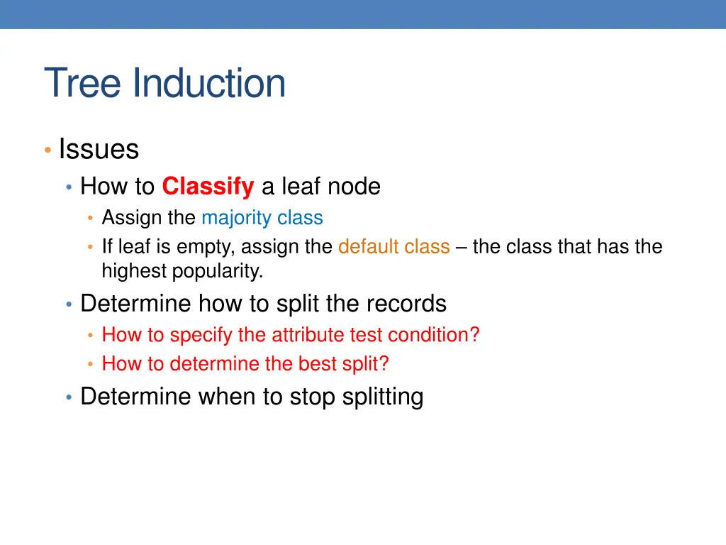 tree induction 1
