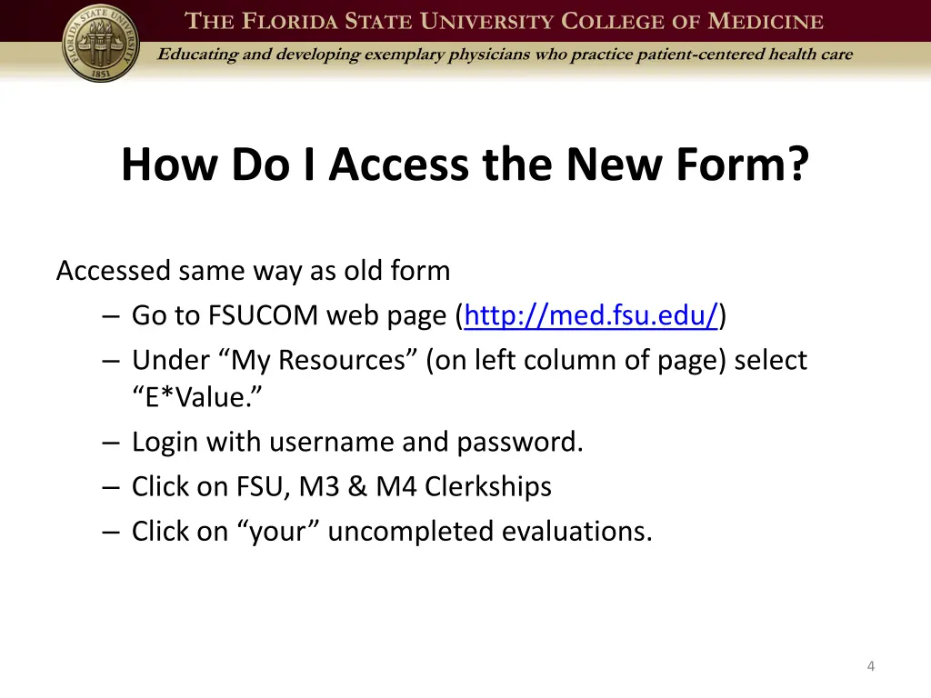 t he f lorida s tate u niversity c ollege 3
