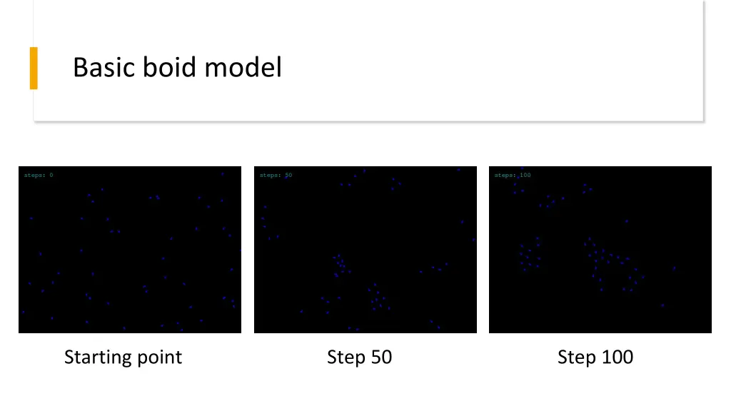 basic boid model