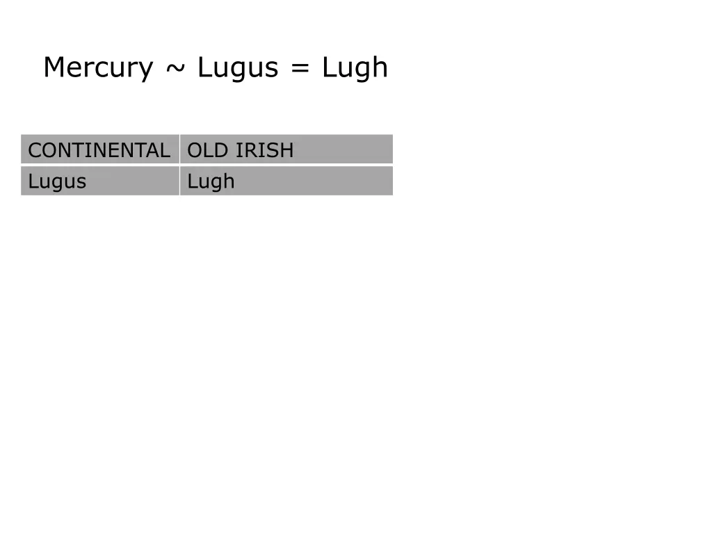 mercury lugus lugh