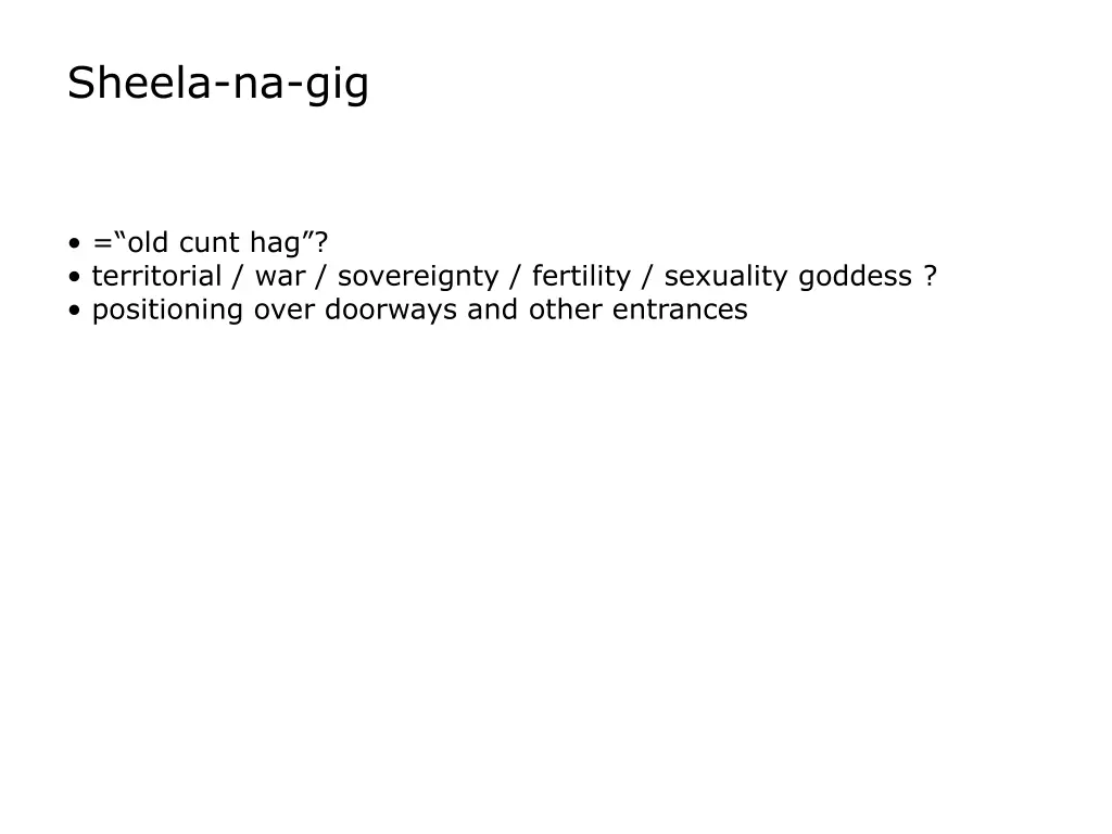 sheela na gig
