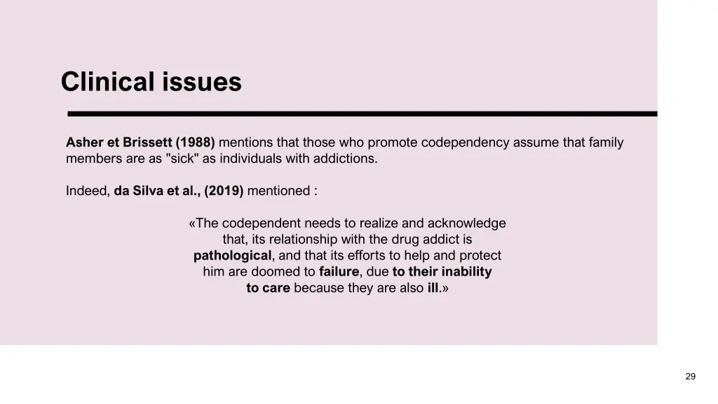 clinical issues 1