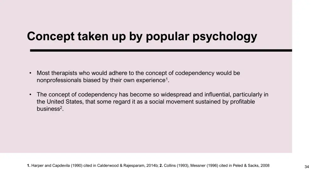 concept taken up by popular psychology