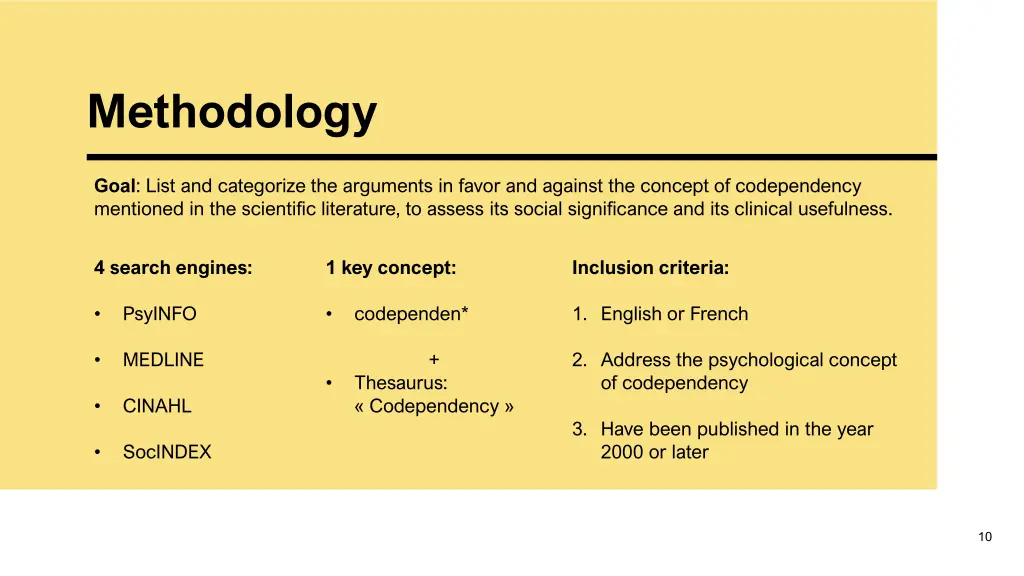 methodology