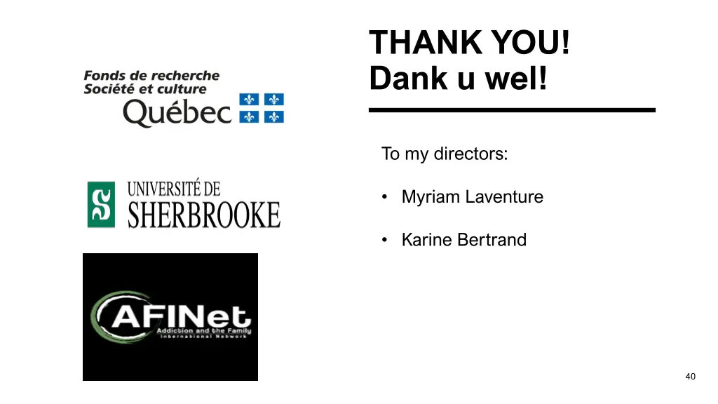 thank you dank u wel