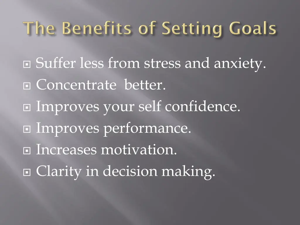 suffer less from stress and anxiety concentrate